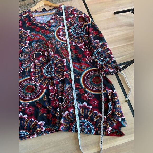 ‎Win win button flowy flare tunic - Picture 7 of 7